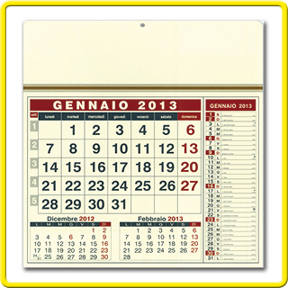 Art. 263 Calendario olandese personalizzato